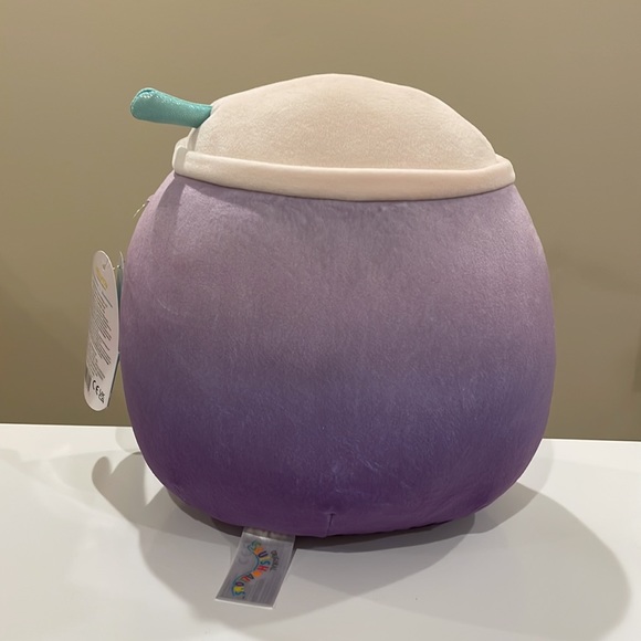 RESERVED NWT 8” Poplina the Purple Boba Drink Squishmallow - Picture 2 of 4